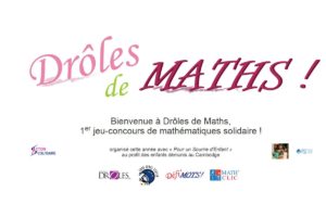 Lire la suite à propos de l’article Concours de mathématiques national « drôle de maths » en faveur d’associations – Maringues