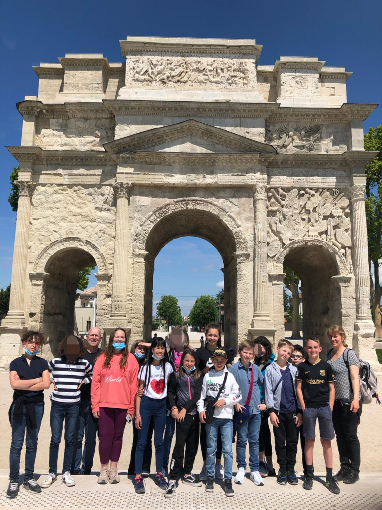 Sur les traces des romains avec les 6e du collège Jeanne d'Arc de St